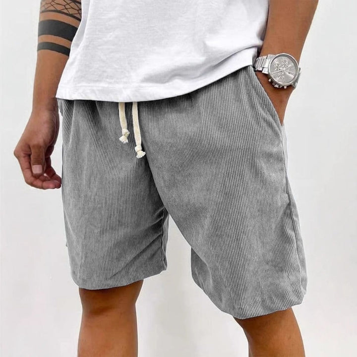 Mirla | Herrens Casual Dragsnöre Cord Shorts-Eva Jonsson