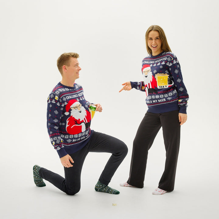 Eva Jonsson | Ho Ho Håll Min Öl Sweatshirt - Herr-Eva Jonsson