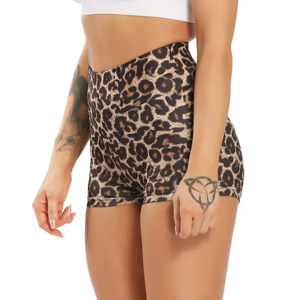 Mirla | Hög midja sportshorts-Eva Jonsson