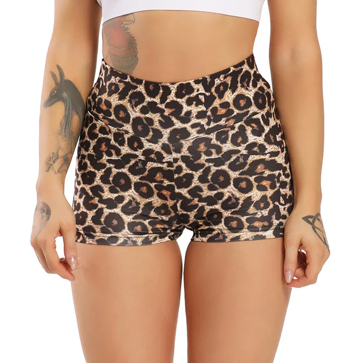 Mirla | Hög midja sportshorts-Eva Jonsson