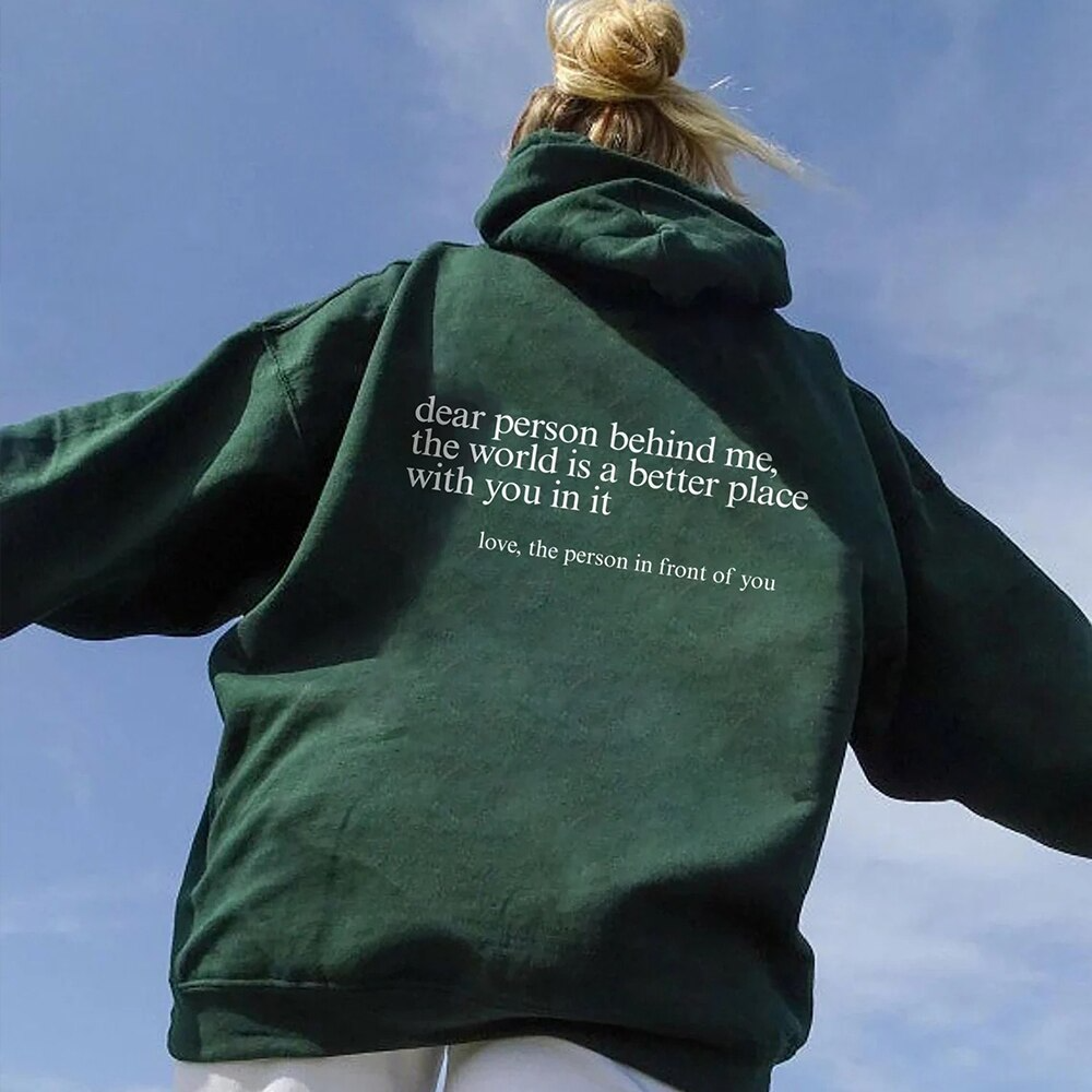 Mirla | Hoodie med Ryggtryck-Eva Jonsson
