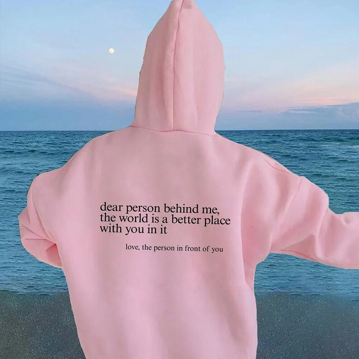 Mirla | Hoodie med Ryggtryck-Eva Jonsson