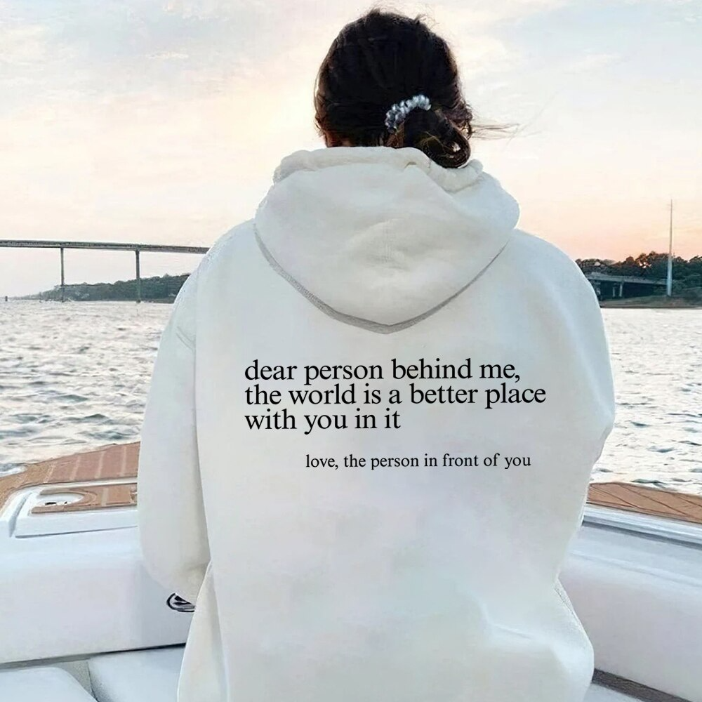 Mirla | Hoodie med Ryggtryck-Eva Jonsson