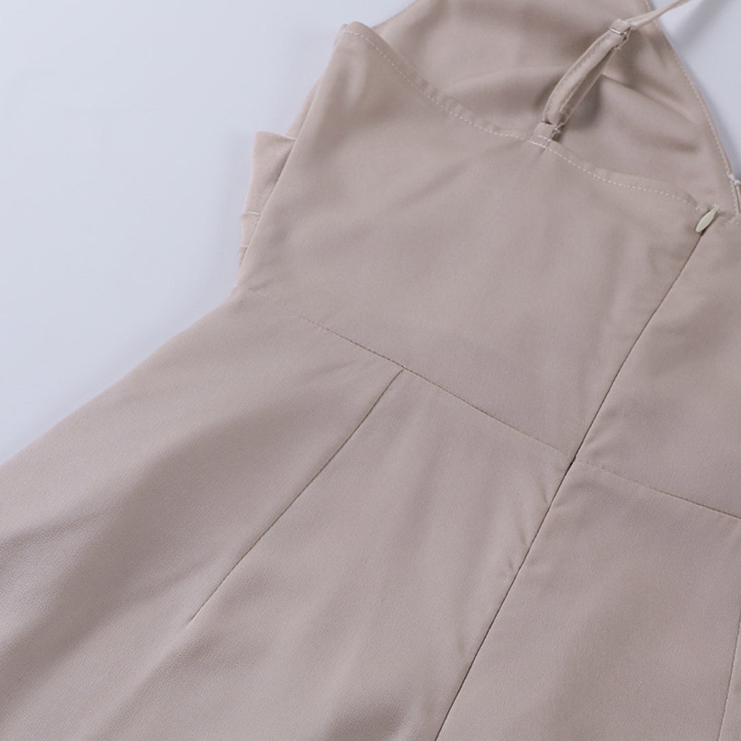 Mirla | Ibiza Style Sommar klänning av satin-Eva Jonsson