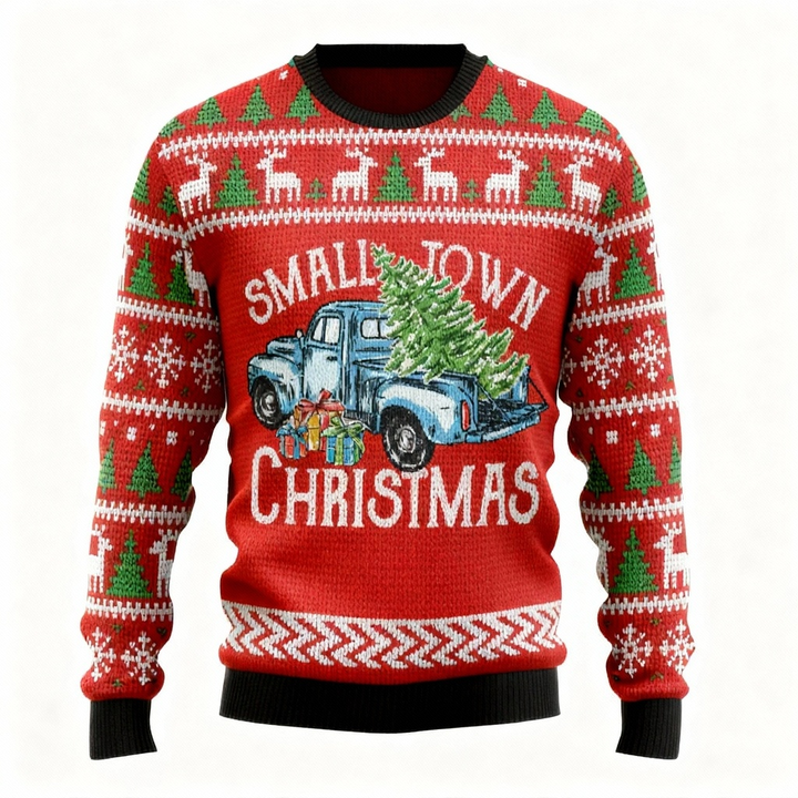 Eva Jonsson | Jul Bil Tryck Ful Jultröja Present - Bästa Roliga Högtidspresent-Eva Jonsson