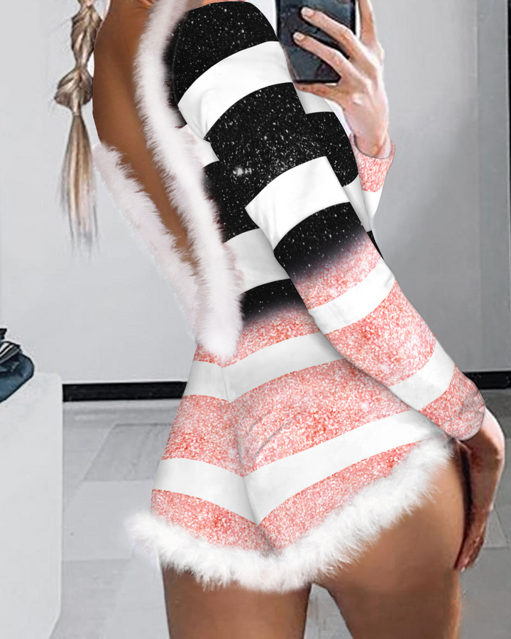 Eva Jonsson | Jul Floral Sexig Bodysuit Tight Jumpsuit Shorts-Eva Jonsson