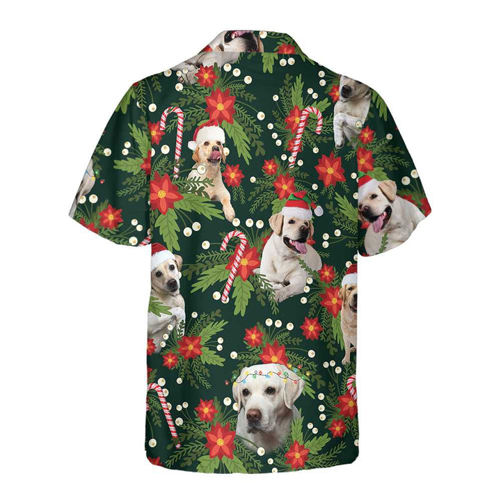 Mirla | Jul-Labrador-Retriever med Julstjärna Hawaii-Skjorta Rolig Labrador-Skjorta För Män och Kvinnor-Eva Jonsson