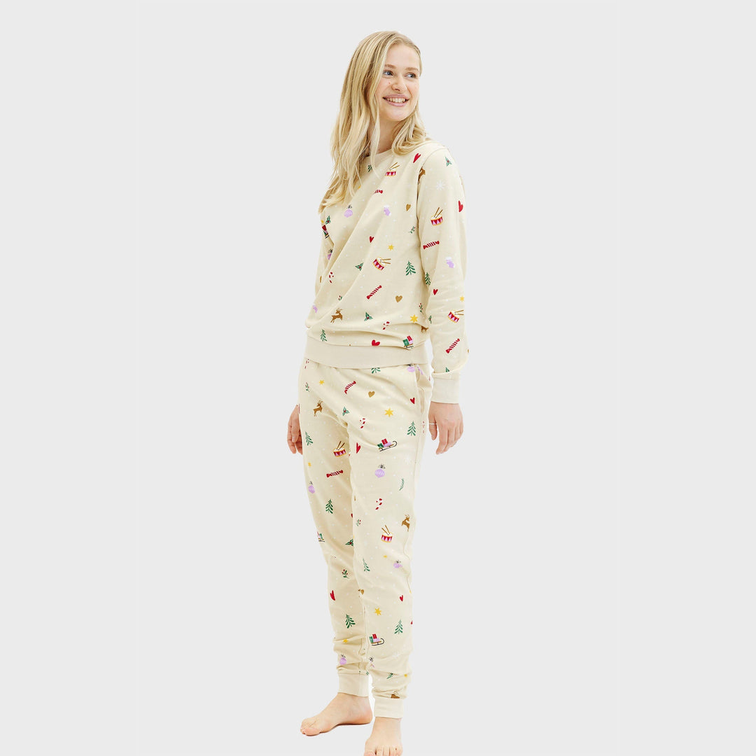 Mirla | Jul Sweat Set Beige Dam-Eva Jonsson