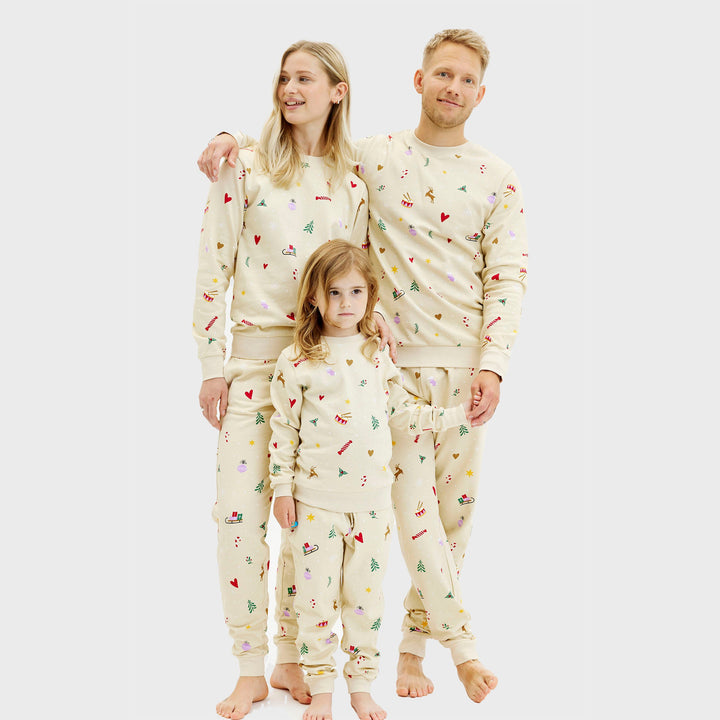 Mirla | Jul Sweat Set Beige Dam-Eva Jonsson
