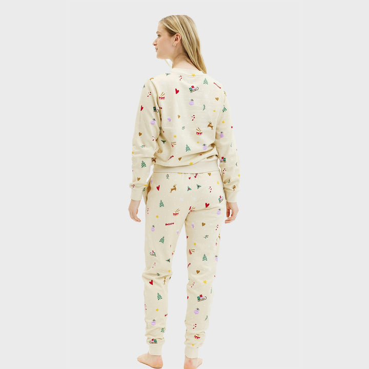 Mirla | Jul Sweat Set Beige Dam-Eva Jonsson