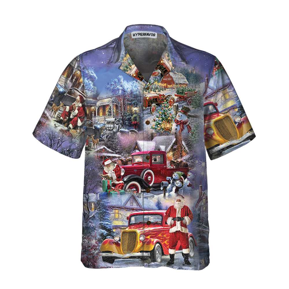 Mirla | Julen Är Bättre med Hod Rod Hawaiian Shirt Rolig Jultröja Unik Julklappsidé-Eva Jonsson