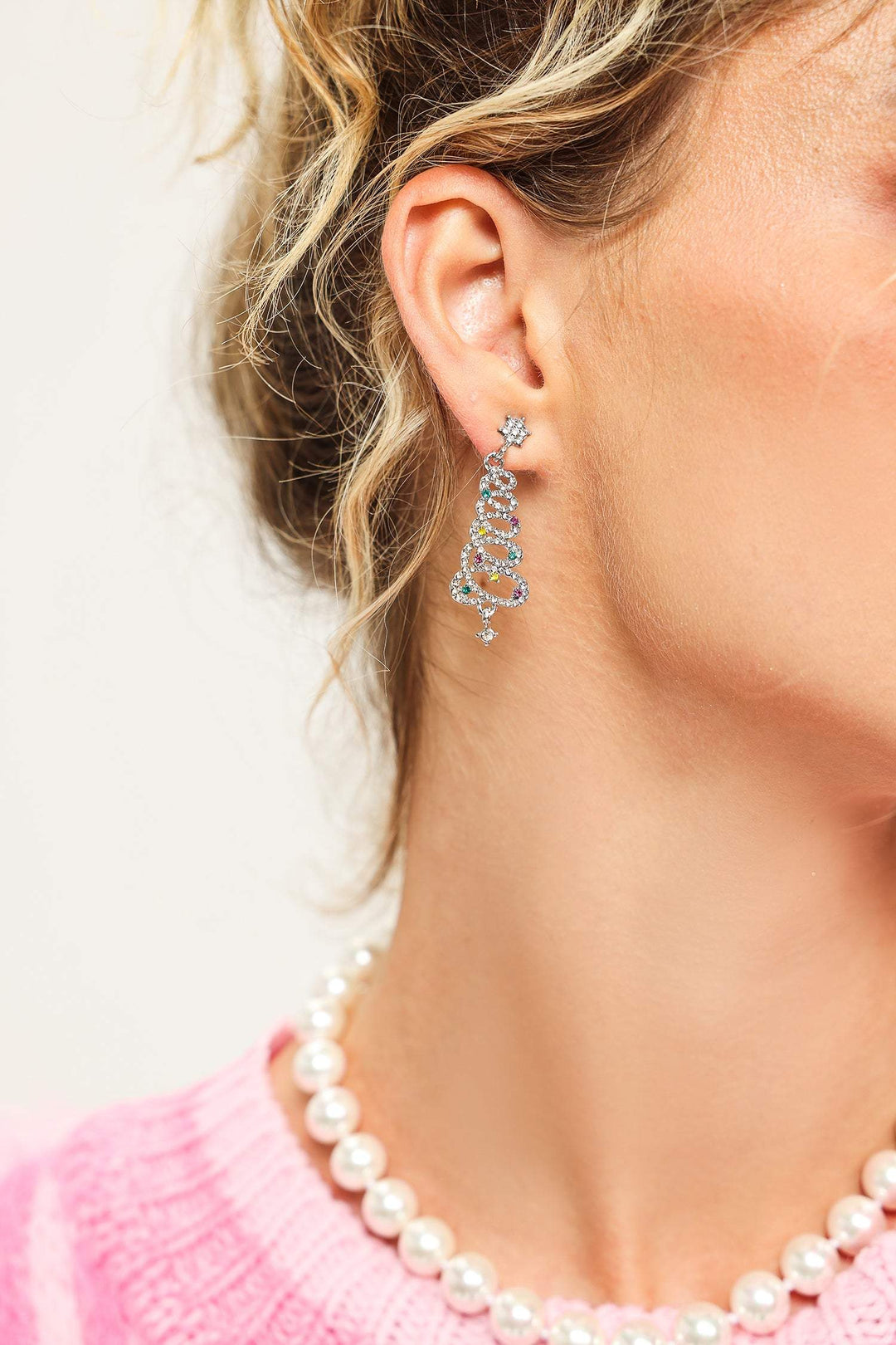 Eva Jonsson | Julgran Pompom Örhängen-Eva Jonsson