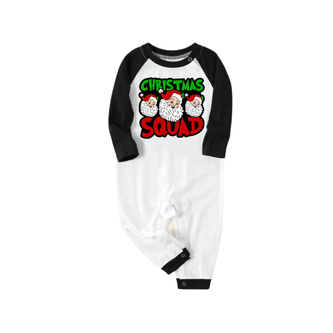 Eva Jonsson | Julgrupp och Santa Tryckta Gröna och Svarta Rutiga Julfamiljepyjamas-Eva Jonsson