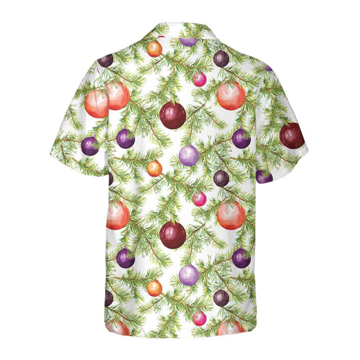 Mirla | Julkulor och Granris Hawaiian Shirt Roligt Julgran Shirt Bästa Julklappsidén-Eva Jonsson