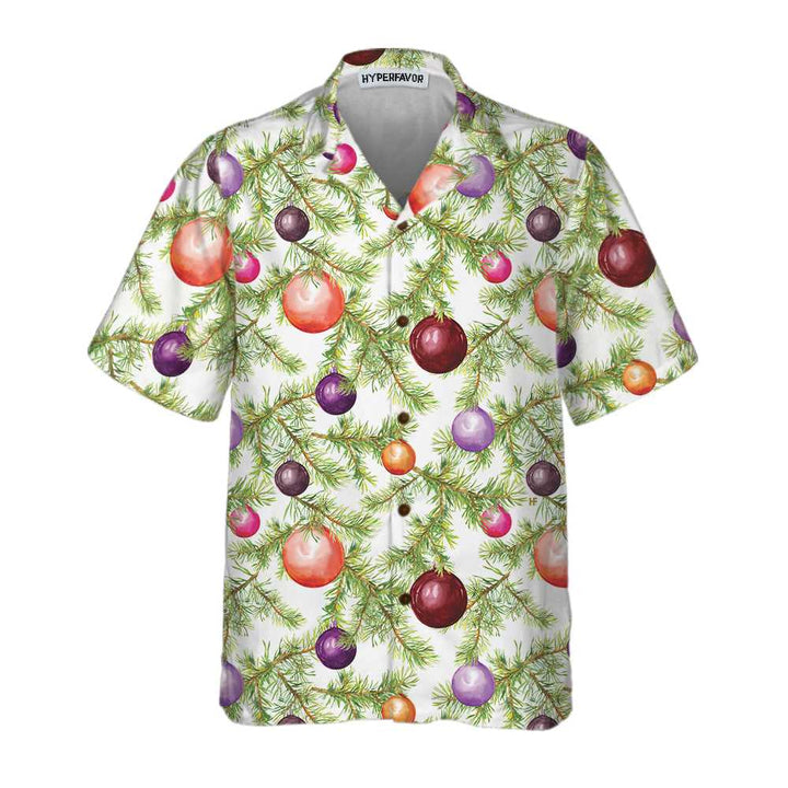 Mirla | Julkulor och Granris Hawaiian Shirt Roligt Julgran Shirt Bästa Julklappsidén-Eva Jonsson