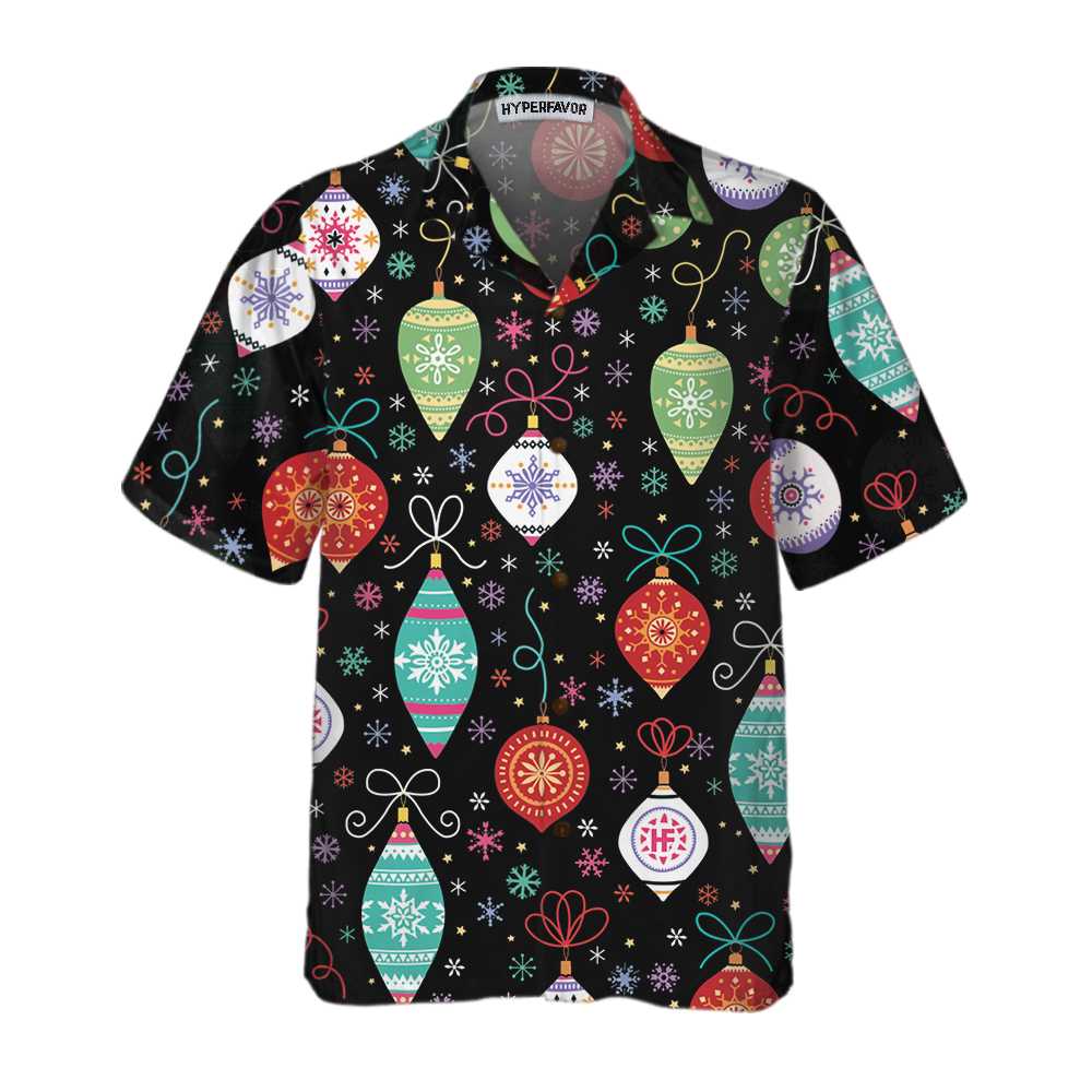Mirla | Julprydnad Mönster Hawaii-Skjorta Rolig Jul-T-Shirt För Män-Eva Jonsson