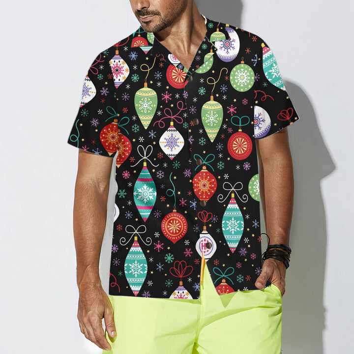 Mirla | Julprydnad Mönster Hawaii-Skjorta Rolig Jul-T-Shirt För Män-Eva Jonsson