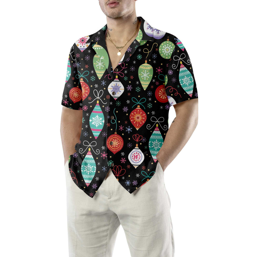 Mirla | Julprydnad Mönster Hawaii-Skjorta Rolig Jul-T-Shirt För Män-Eva Jonsson