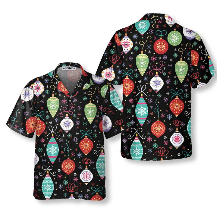 Mirla | Julprydnad Mönster Hawaii-Skjorta Rolig Jul-T-Shirt För Män-Eva Jonsson