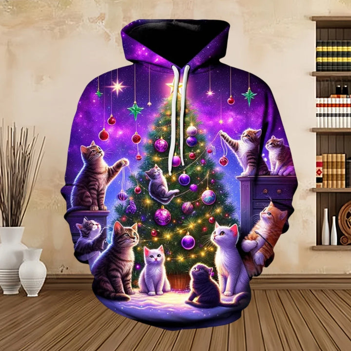 Mirla | Jultröja med Tryck - Bekväm och Stilig Sweatshirt För Högtiderna-Eva Jonsson