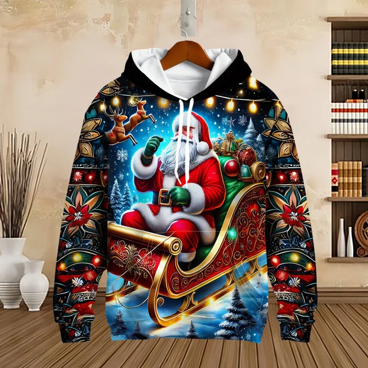Mirla | Jultröja med Tryck - Bekväm och Stilig Sweatshirt För Högtiderna-Eva Jonsson