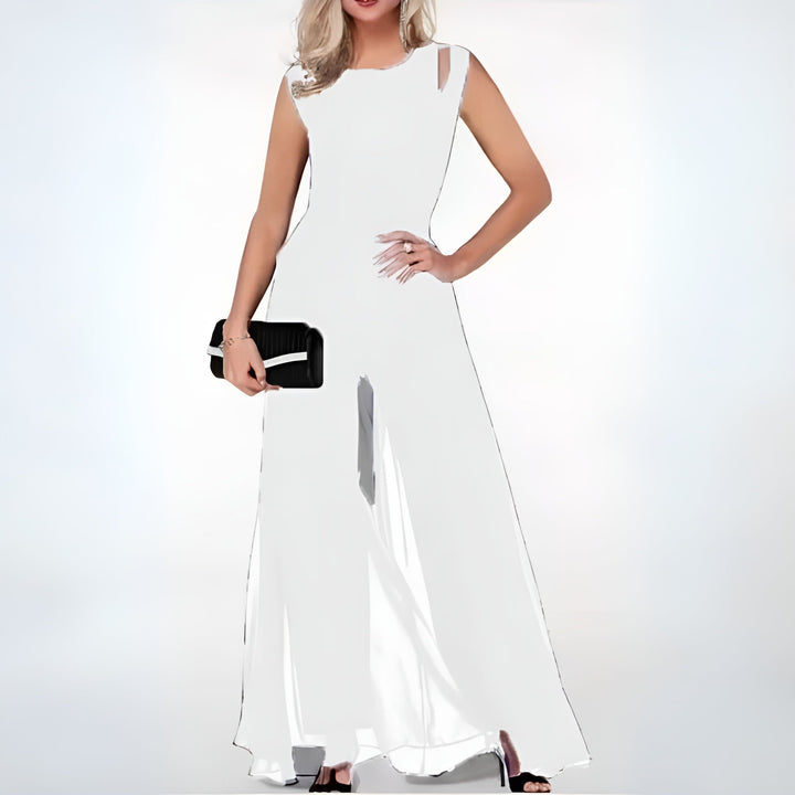 Mirla | Jumpsuit - Chiffon - Utan ärmar - Elegant stil för Särskilda tillfällen-Eva Jonsson