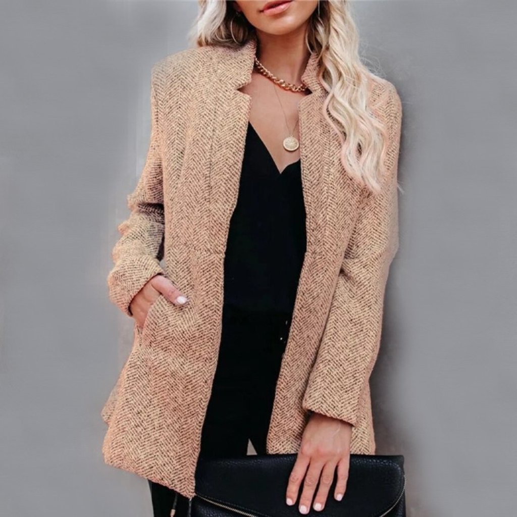 Mirla | Kappa Strukturdesign Ståkrage Midjlång Elegant och Varm-Eva Jonsson