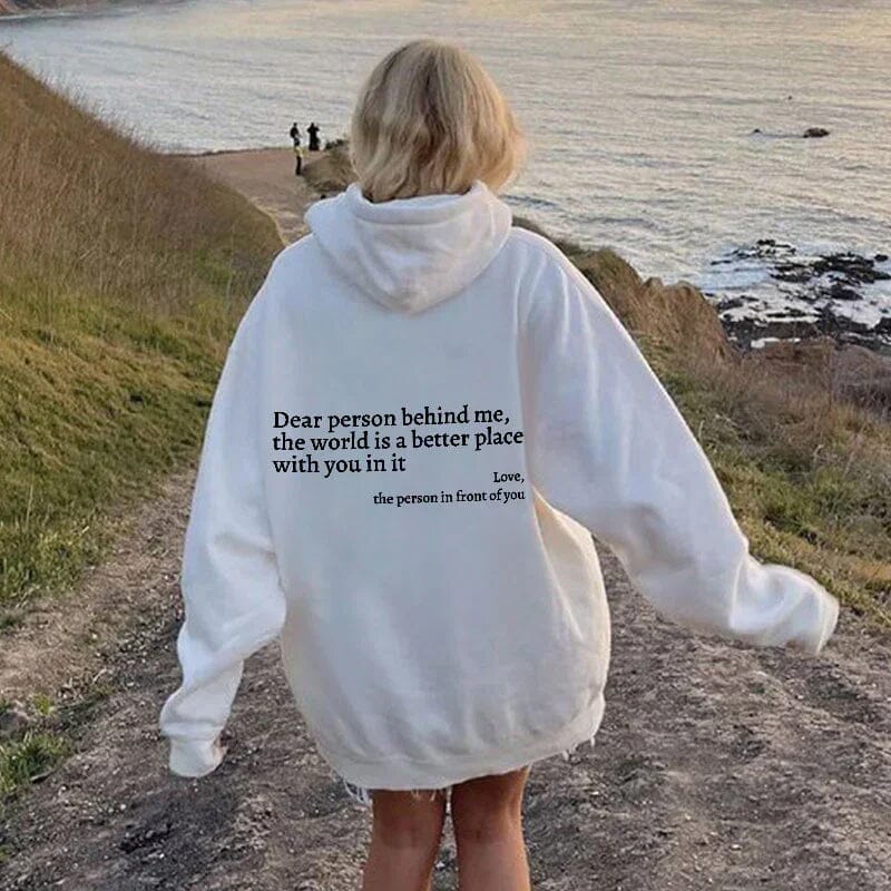 Mirla | "Kära Person Bakom Mig" Hoodie-Eva Jonsson