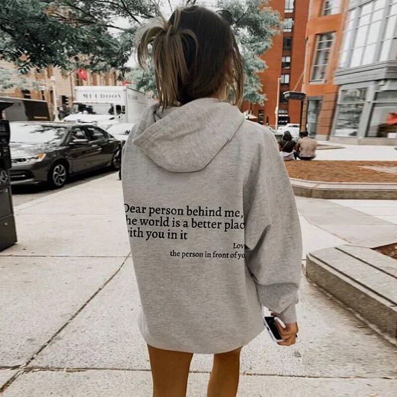 Mirla | "Kära Person Bakom Mig" Hoodie-Eva Jonsson