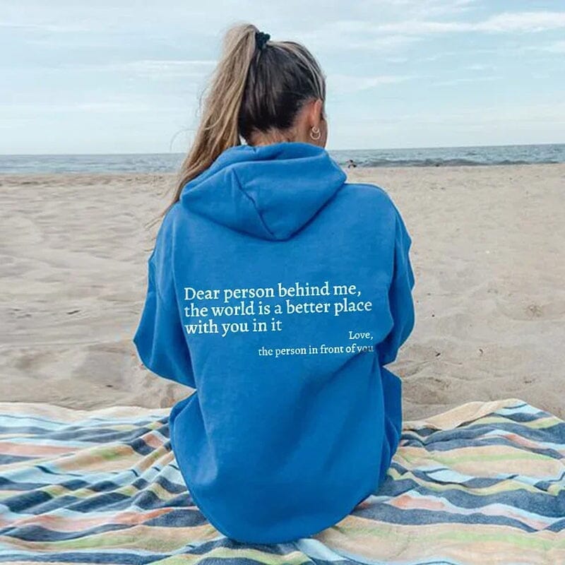 Mirla | "Kära Person Bakom Mig" Hoodie-Eva Jonsson