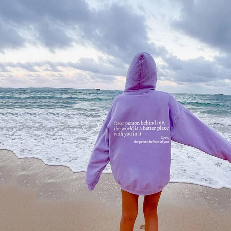 Mirla | "Kära Person Bakom Mig" Hoodie-Eva Jonsson