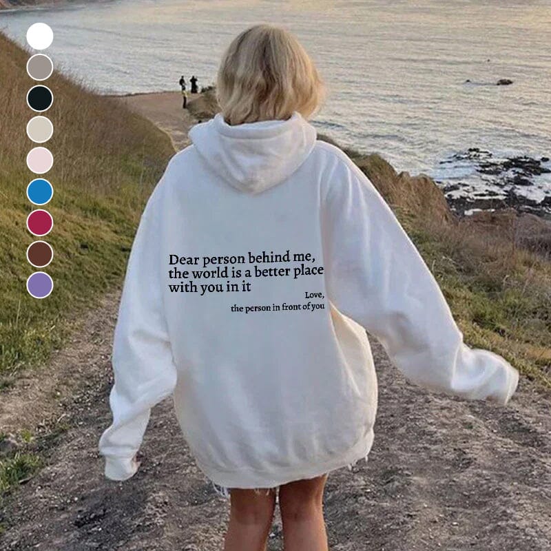 Mirla | "Kära Person Bakom Mig" Hoodie-Eva Jonsson