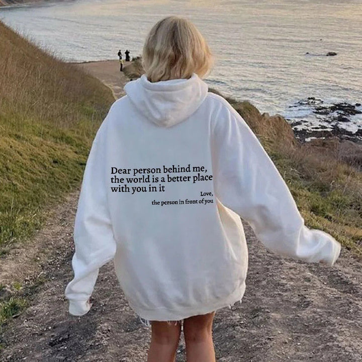 Mirla | Kärlek Person Bakom Mig Unisex Hoodie-Eva Jonsson