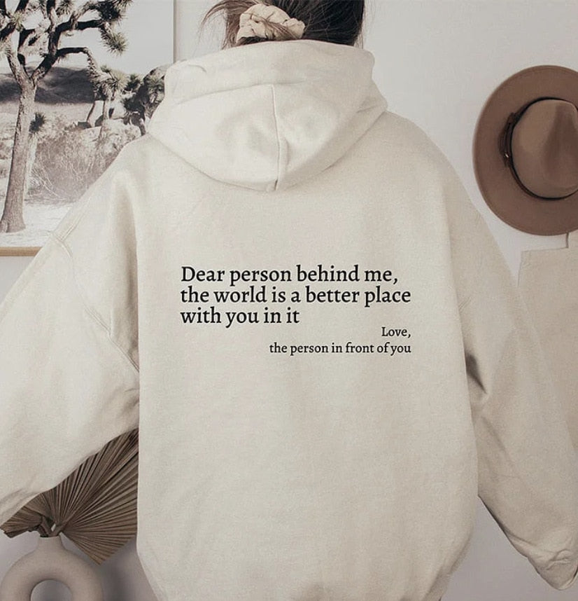 Mirla | Kärlek Person Bakom Mig Unisex Hoodie-Eva Jonsson