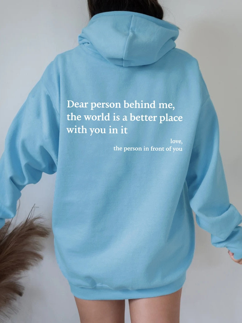 Mirla | Kärlek Person Bakom Mig Unisex Hoodie-Eva Jonsson