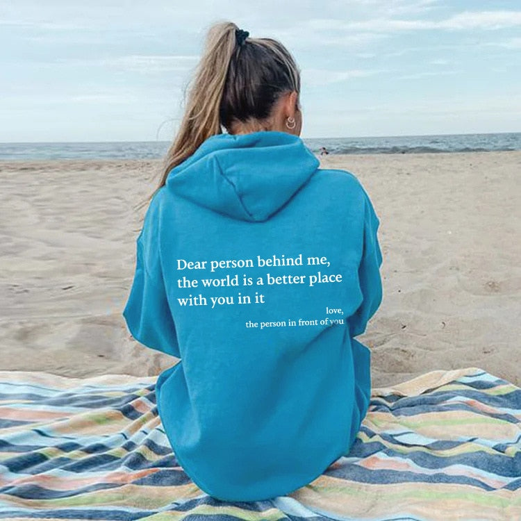 Mirla | Kärlek Person Bakom Mig Unisex Hoodie-Eva Jonsson