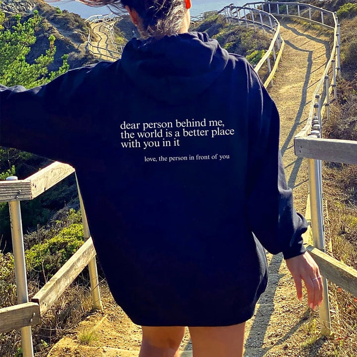 Mirla | Kärlek Person Bakom Mig Unisex Hoodie-Eva Jonsson