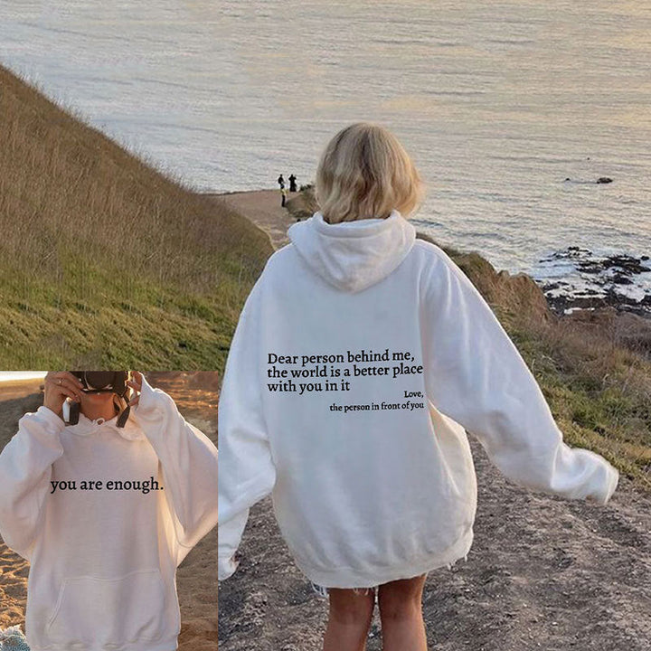 Mirla | Kärlek Person Bakom Mig Unisex Hoodie-Eva Jonsson