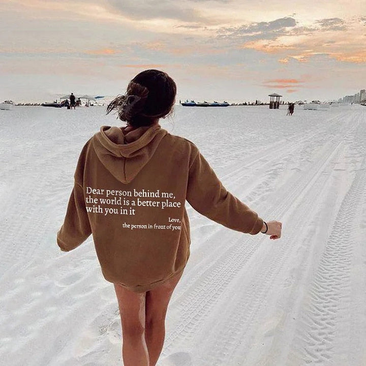 Mirla | Kärlek Person Bakom Mig Unisex Hoodie-Eva Jonsson