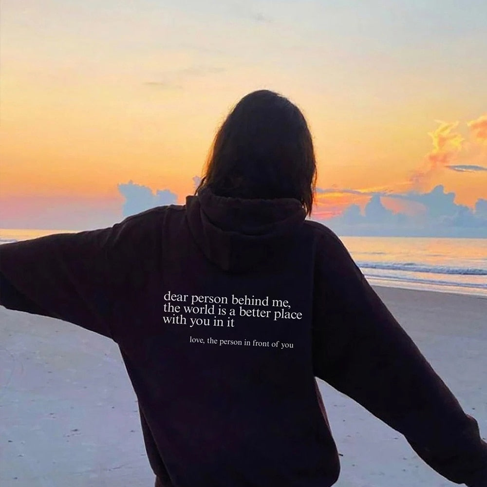 Mirla | Kärlek Person Bakom Mig Unisex Hoodie-Eva Jonsson