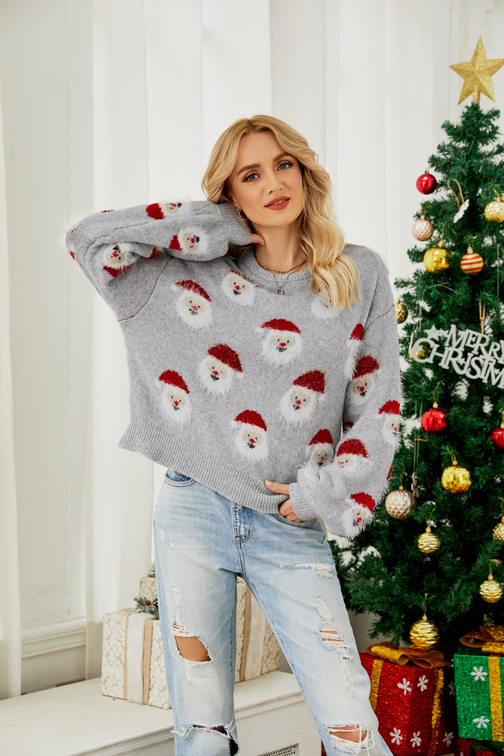 Eva Jonsson | Kärleksfull Vinter Äldre Huvud Tröja-Eva Jonsson