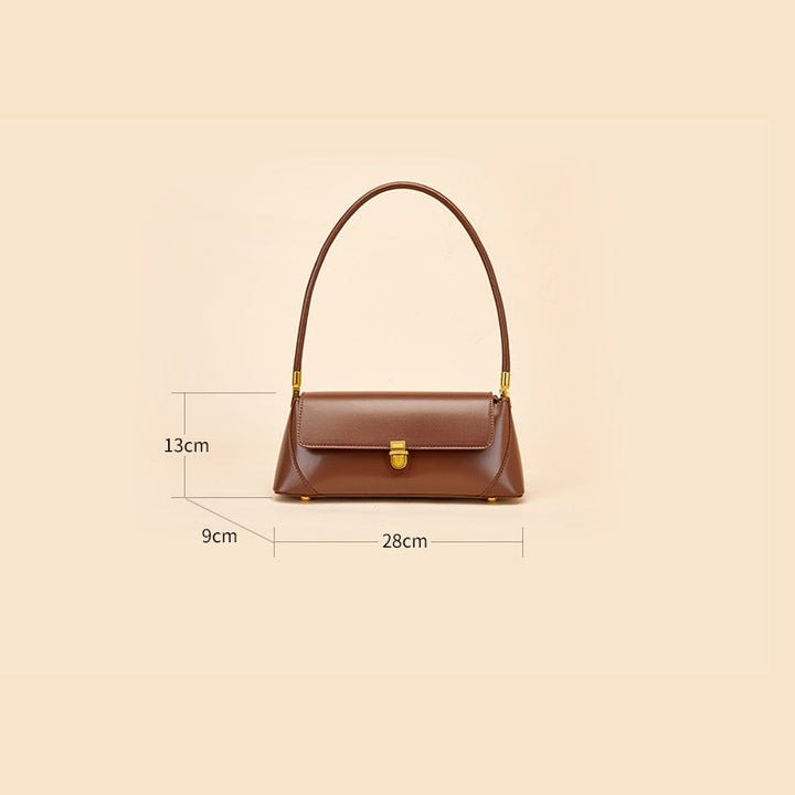 Mirla | Klassisk baguette axelväska i vintage stil-Eva Jonsson
