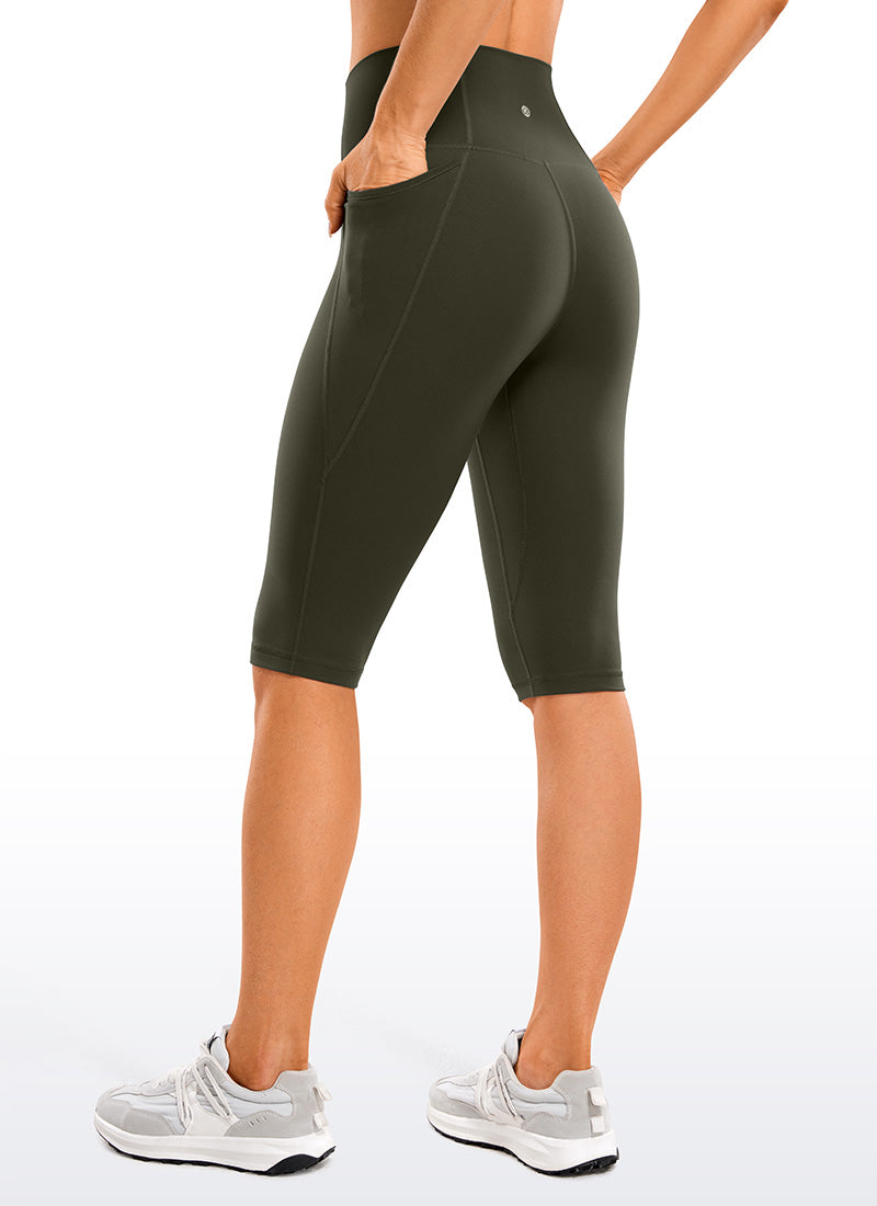 Mirla | Knä längd fickor Capri leggings 13''-Eva Jonsson
