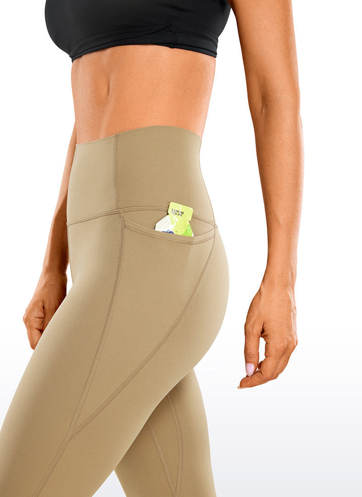 Mirla | Knä längd fickor Capri leggings 13''-Eva Jonsson