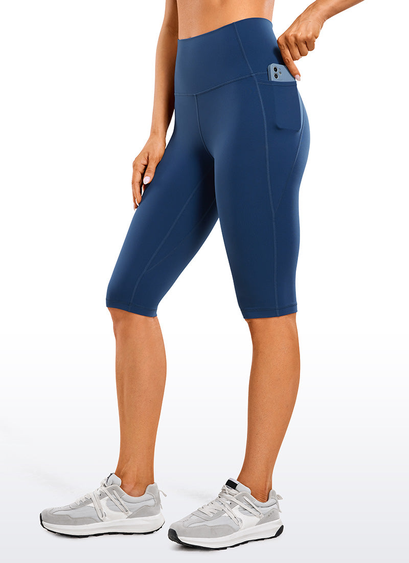 Mirla | Knä längd fickor Capri leggings 13''-Eva Jonsson