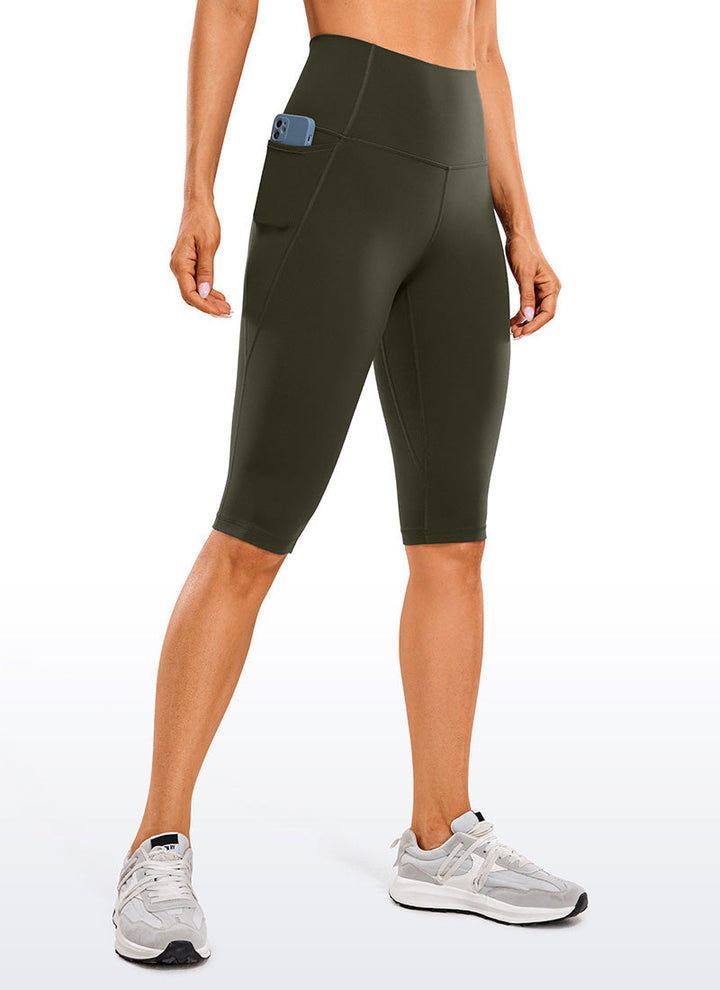 Mirla | Knä längd fickor Capri leggings 13''-Eva Jonsson