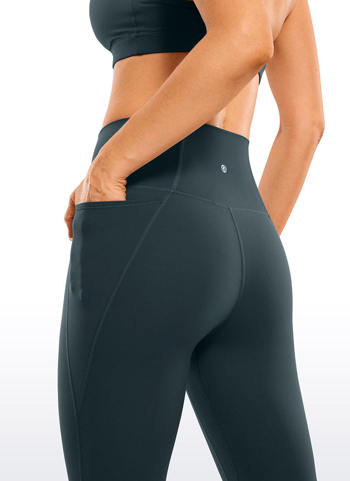 Mirla | Knä längd fickor Capri leggings 13''-Eva Jonsson