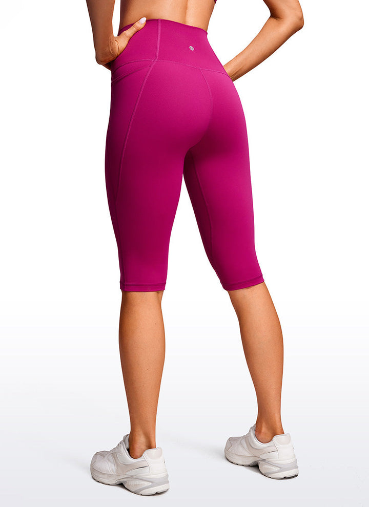 Mirla | Knä längd fickor Capri leggings 13''-Eva Jonsson