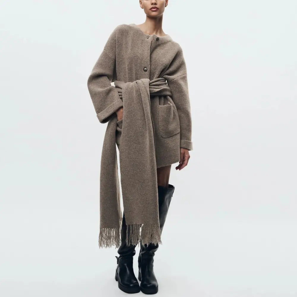 Mirla | Knäppt Stickad Cardigan-Eva Jonsson