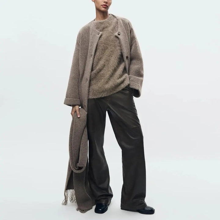 Mirla | Knäppt Stickad Cardigan-Eva Jonsson